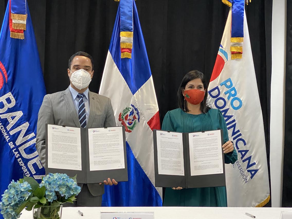 Nuevo acuerdo entre Prodominicana y Bandex busca impulsar el sector exportador